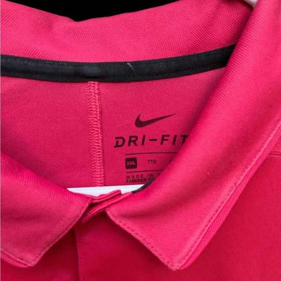Nike Dri-Fit Collared Red Golf Polo T-Shirt. XXL. - Picture 2 of 2